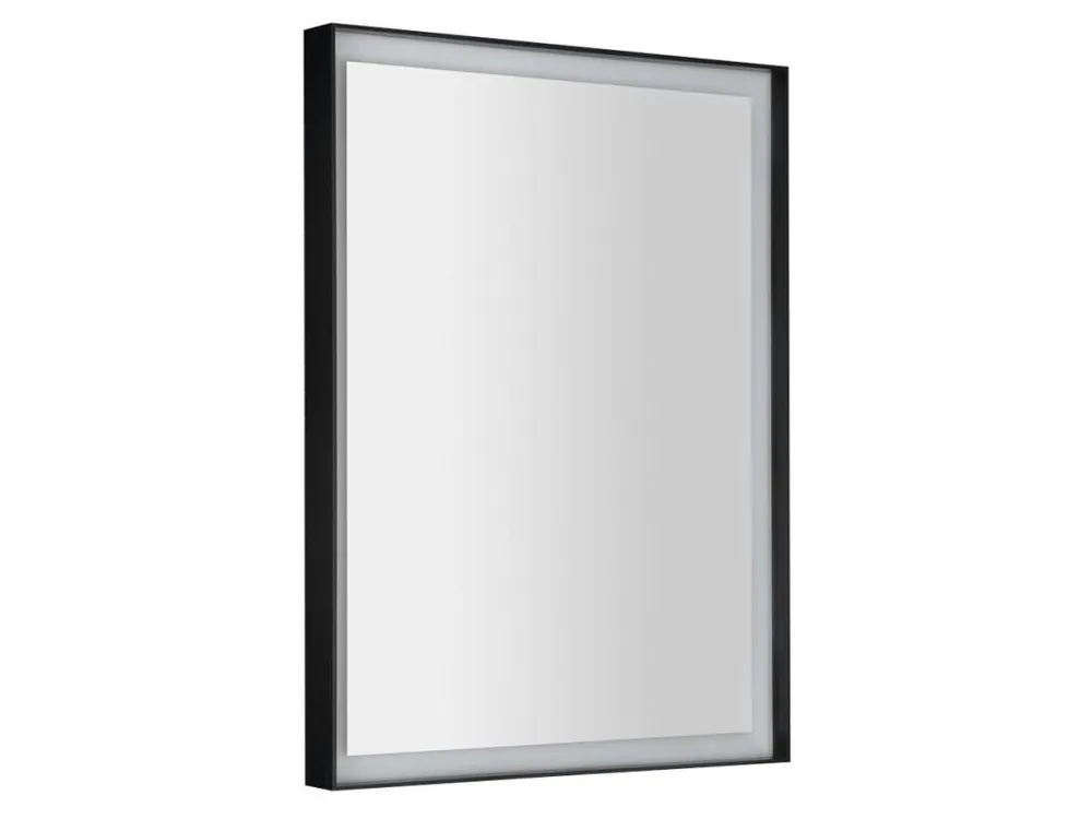 Vysoce Kvalitní SORT zrcadlo s LED osvětlením 60x80cm, senzor, 2700-6500K, černá mat