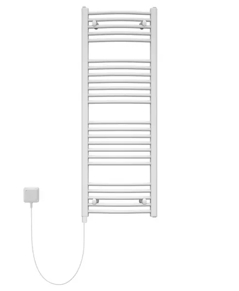 Zlevněný Topný žebřík do koupelny elektrický Korado Koralux Rondo Classic-E 1500x450mm 500W bílá