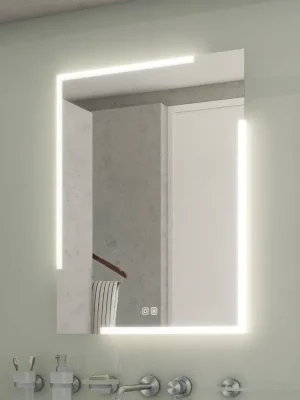 LED zrcadlo 600x800 se dvěma dotykovými senzory Nimco ZP 14002VX Must-Have