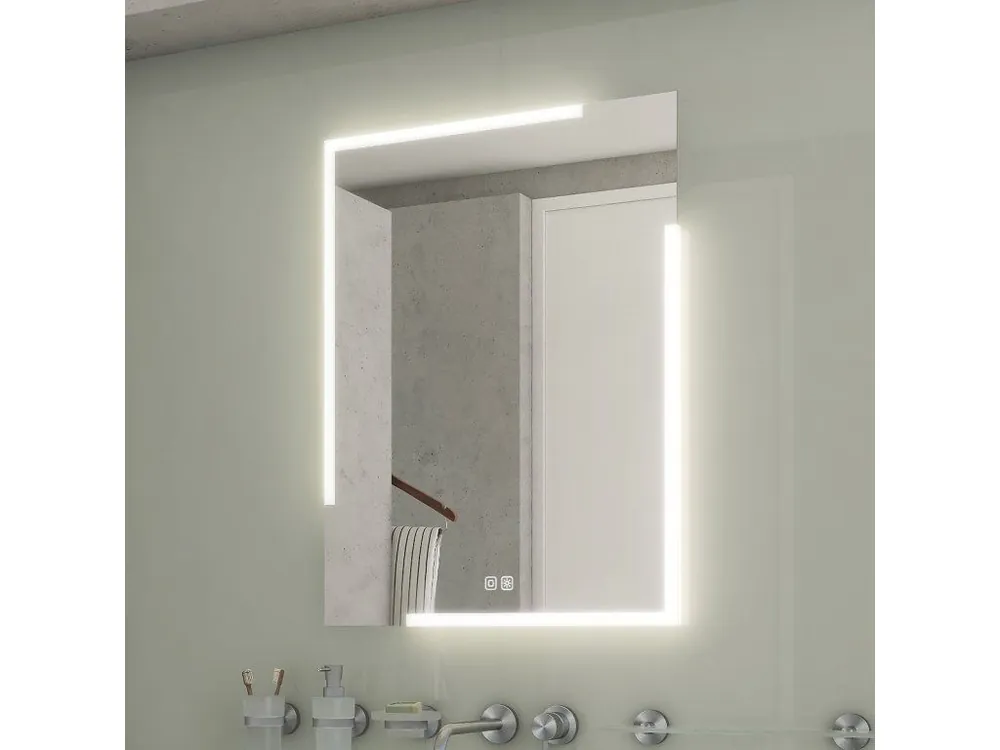 LED zrcadlo 600x800 se dvěma dotykovými senzory Nimco ZP 14002VX Must-Have