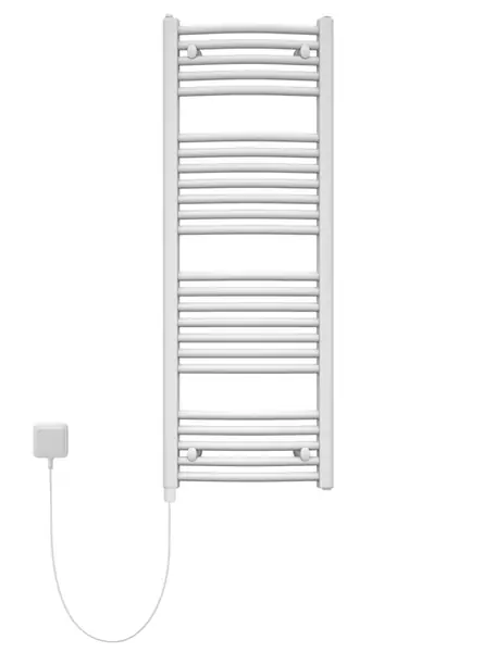 Zlevněný Topný žebřík do koupelny elektrický Korado Koralux Rondo Comfort-E 1220x500mm 500W bílá
