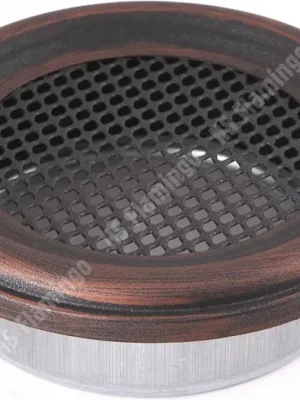Akce HS Flamingo Krbová mřížka KULATÁ 125 mm měděná patina