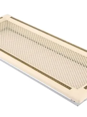 Akce HS Flamingo Krbová mřížka 16x45 cm, EXCLUSIVE slonová kost / mosazná patina