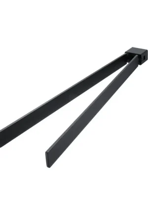 Značkový Nimco KIBO - Černá matná Držák na ručníky otočný, 38 cm. Ki-14096-90