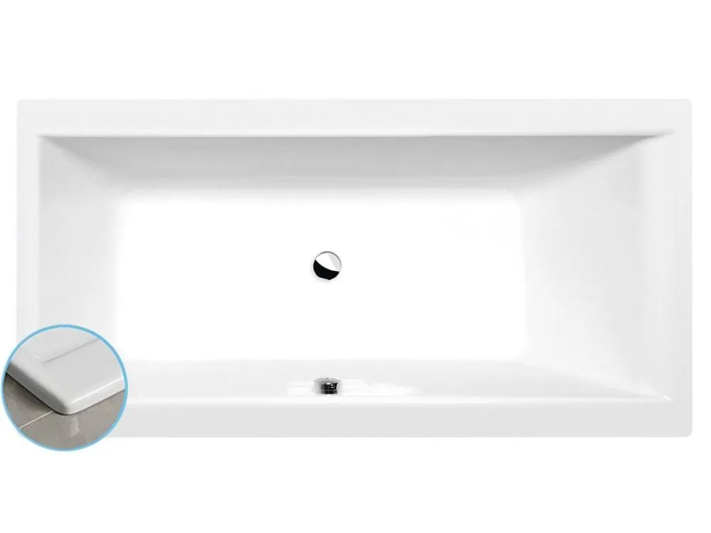 Akce Polysan CLEO SLIM obdélníková vana 150x75x48cm, bílá 27611S