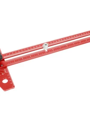 Značkový Úhelník T-multifunkční, 350×190mm, hliníkový, FORTUM | element-shop.cz