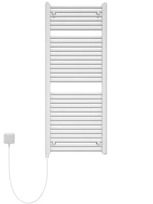Značkový Topný žebřík do koupelny elektrický Korado Koralux Linear Max-E 1820x600mm 1000 W bílá