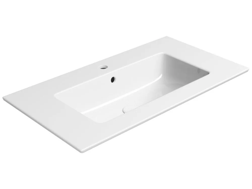 Akce PURA keramické umyvadlo Slim 82x46cm, bílá ExtraGlaze