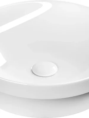 Akce Sapho Keramické umyvadlo zápustné, průměr 43cm, bílá 3041