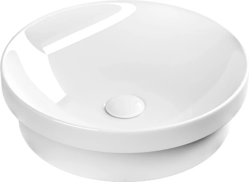 Akce Sapho Keramické umyvadlo zápustné, průměr 43cm, bílá 3041