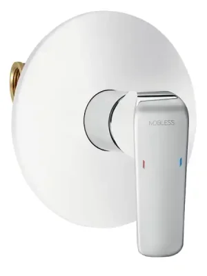 Akce Novaservis Nobless Tina Sprchová baterie podomítková bílá/chrom 38050,1