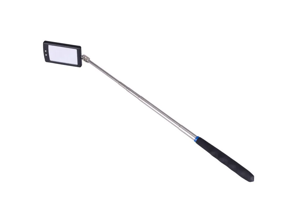 Zrcátko teleskopické s LED světlem, 290-880mm, WESTBERG | element-shop.cz Výprodej