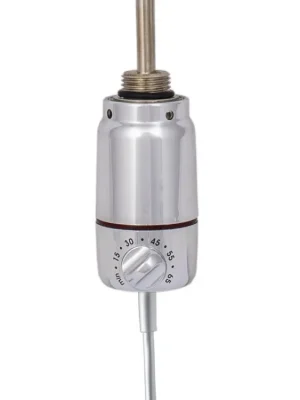 Topná tyč PATRONA s termostatem, Chrom, 150 W Zlevněný