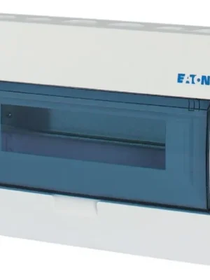 Značkový Eaton BC-O-1/12-ECO rozvodnice nástěná, 12 Modulů, průhledná dvířka, krytí IP40, plombovatelná, včetně N+PE svorek /280347/