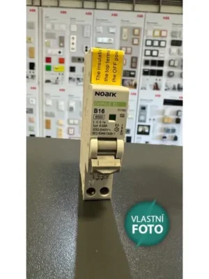 Noark Ex9BL20J B16 A 30mA /117473/ jednomodulový proudový chránič s nadproudovou ochranou 1PN Icn=6kA, 1+Npól, char. B, In=16A, Idn=30mA, typ A Nejlepší Cena