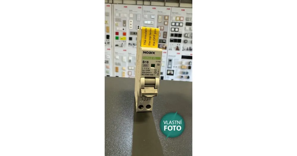 Noark Ex9BL20J B20 A 30mA /117474/ jednomodulový proudový chránič s nadproudovou ochranou 1PN Icn=6kA, 1+Npól, char. B, In=20A, Idn=30mA, typ A Autentický