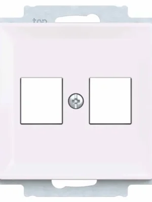 ABB ZONI® 5014T-A02018 500 Kryt zásuvky komunikační bílý plochý Sleva