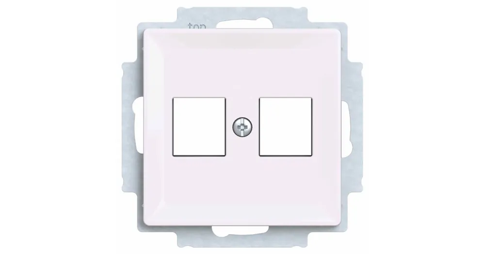 ABB ZONI® 5014T-A02018 500 Kryt zásuvky komunikační bílý plochý Sleva