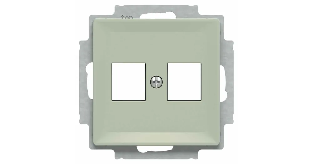 ABB ZONI® 5014T-A02018 243 Kryt zásuvky komunikační OLIVOVÁ plochý Originální