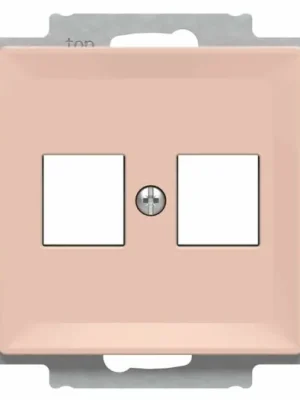 ABB ZONI® 5014T-A02018 242 Kryt zásuvky komunikační PUDROVÁ plochý Koupit Online