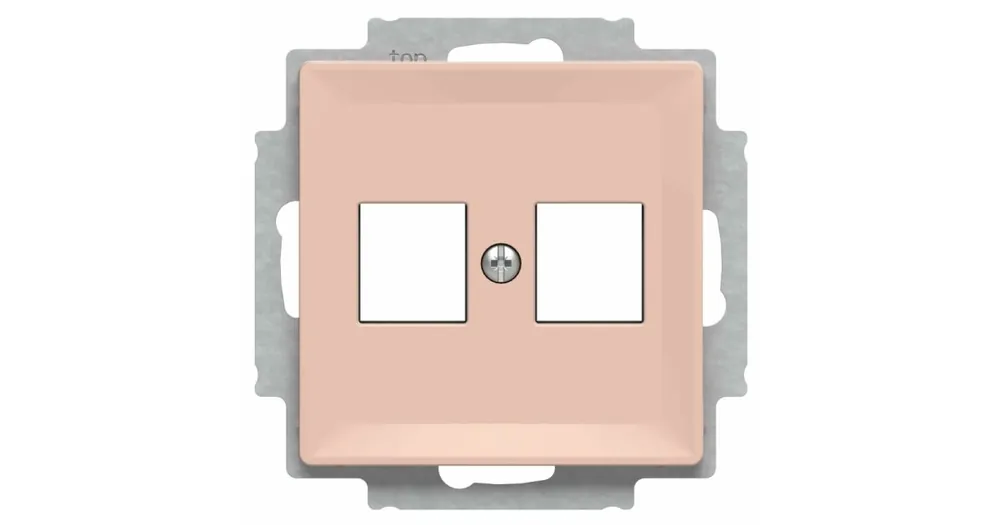 ABB ZONI® 5014T-A02018 242 Kryt zásuvky komunikační PUDROVÁ plochý Koupit Online