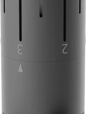 Zlevněný Termostatická hlavice pro radiátor MEXEN Space - šedá - M30x1,5, W908-005-66