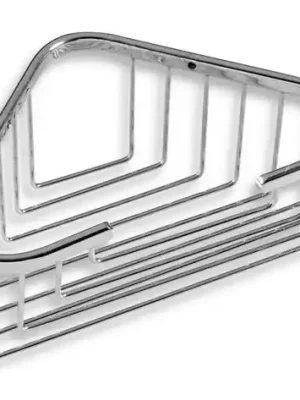 Finální Výprodej Novaservis Rohová koupelnová polička malá hluboká Metalia chrom 6064,0