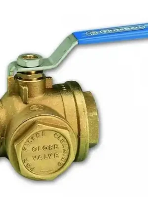 Akce Ivar CS Kulový kohout na vodu s filtrem, 2x vnitřní závit