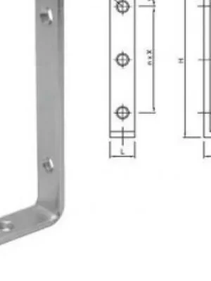 Akce Koelner Rovnoramenný trámový úhelník D-MK těžký typ 140 x 140 x 20 mm