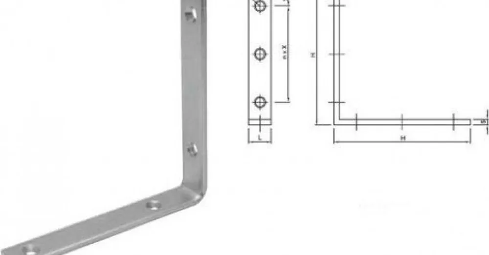 Akce Koelner Rovnoramenný trámový úhelník D-MK těžký typ 140 x 140 x 20 mm