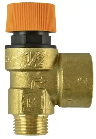 Akční Nabídka Regulus Pojistný ventil 6 bar M/F SOL, 1/2“Mx3/4“F, 6 bar, max 150°C