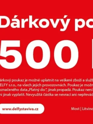 Akční Nabídka Dárkový poukaz v hodnotě 500,- Kč