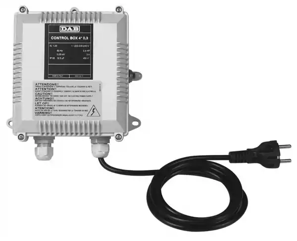 Control Box 4" - Rozběhová skříňka DAB.CONTROL BOX Must-Have