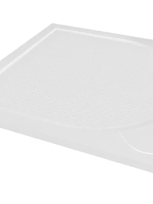 Značkový Čtvercová mramorová sprchová vanička LAKA, 90 cm, 90 cm