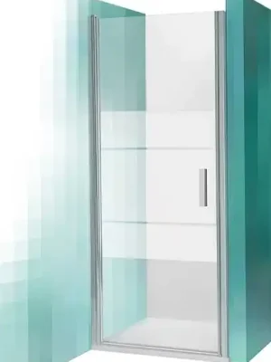 Akce Roltechnik - Roth Sprchové dveře jednokřídlé 100cm TCN1/1000 Tower Line Stříbro sklo Intimglass