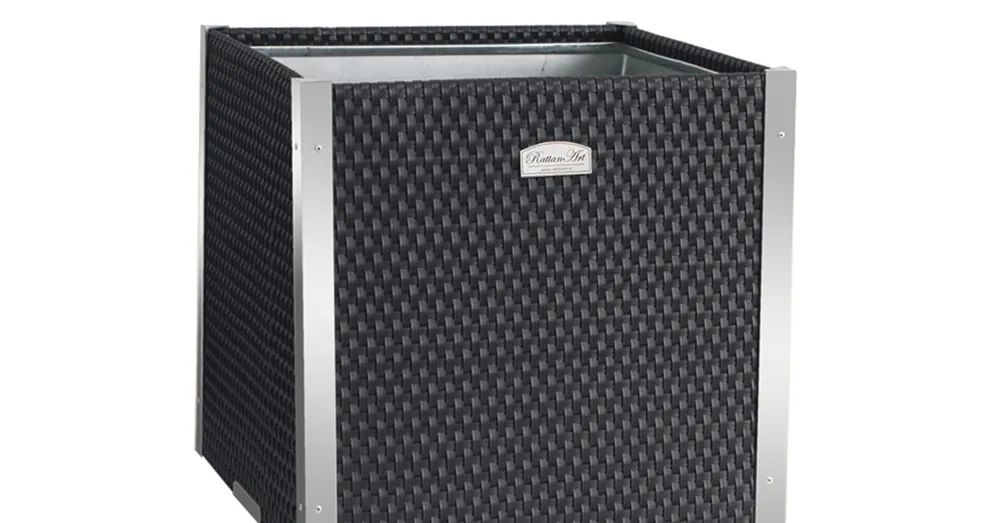 Akce Polyratanový květináč Scobax antracit 70 x 38 x 40 cm