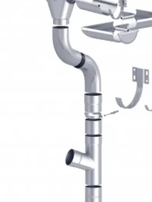 Značkový Tegola Tegoaqua 100 333 mm stříbrná