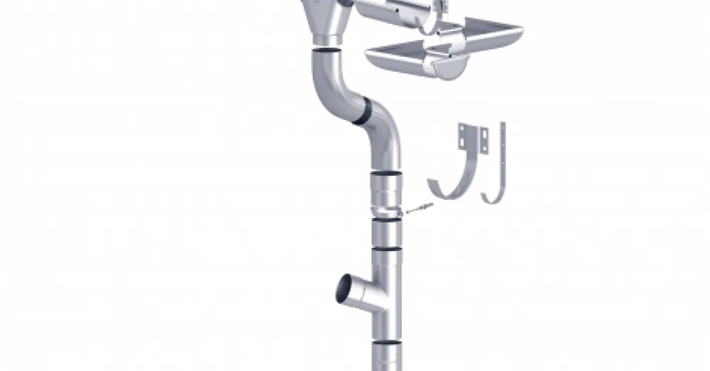 Značkový Tegola Tegoaqua 100 333 mm stříbrná