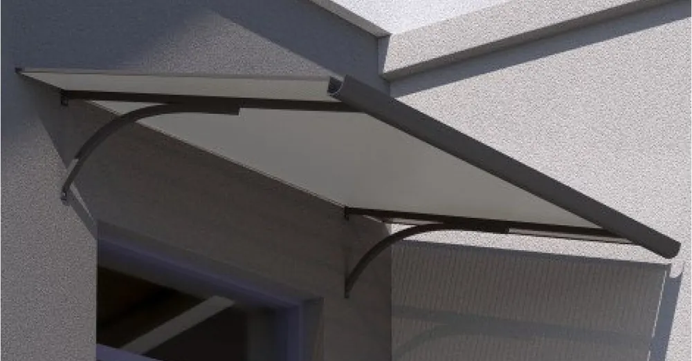 Značkový Covernit Vchodová stříška T-160 antracit / tmavě šedá 160 x 100 cm