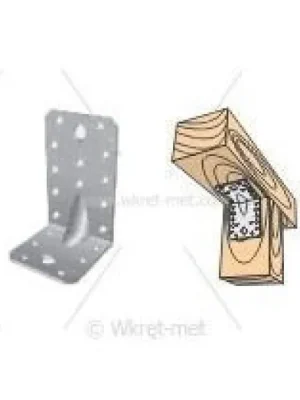Značkový Klimas Wkręt-met ÚHELNÍK S VLISEM 65X65X90X2,5