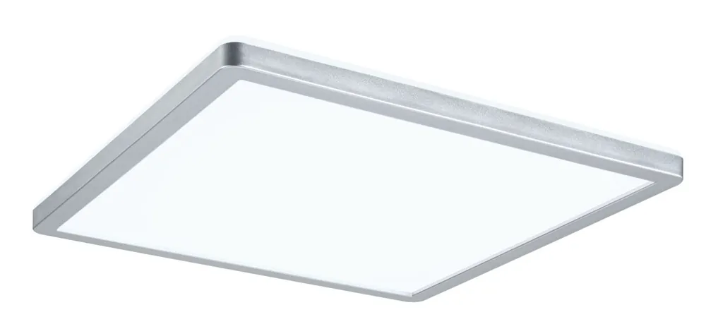 Akce LED Panel Atria Shine hranaté 293x293mm 4000K matný chrom - PAULMANN