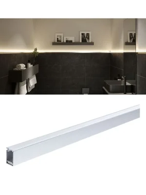 Akce LumiTiles LED Strip přisazený profil Top 2m hliník eloxovaný/satén - PAULMANN