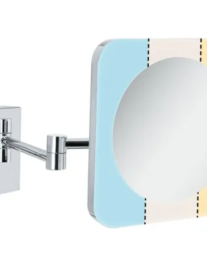 HomeSpa LED kosmetické zrcadlo Jora 3-násobné zvětšení IP44 chrom/bílá/zrcadlo 3,3W měnitelná bílá - PAULMANN Expresní Doručení