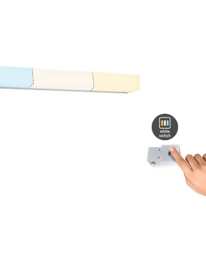 Aktuální HomeSpa LED svítidlo k zrcadlu Luno IP44 hliník 6W WhiteSwitch 2.700K - PAULMANN