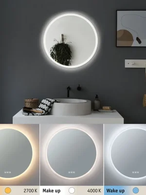 HomeSpa LED zrcadlo s osvětlením Mirra kruhové IP44 zrcadlo/bílá 21W WhiteSwitch - PAULMANN Sleva