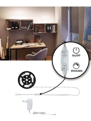 Časově Omezené SimpLED Power Strip sada 1,5m neutrální bílá 17W s krytím - PAULMANN