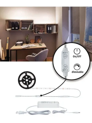 SimpLED Power Strip sada 3m neutrální bílá 33W s krytím - PAULMANN Zlevněný