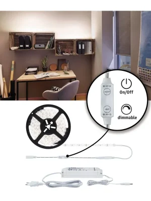 Bezpečná Platba SimpLED Power Strip sada 5m neutrální bílá 50W s krytím - PAULMANN