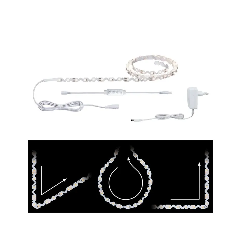 FlexLED 3D základní sada 1,5m teplá bílá vytvořte si svůj nápis - PAULMANN Poslední Šance