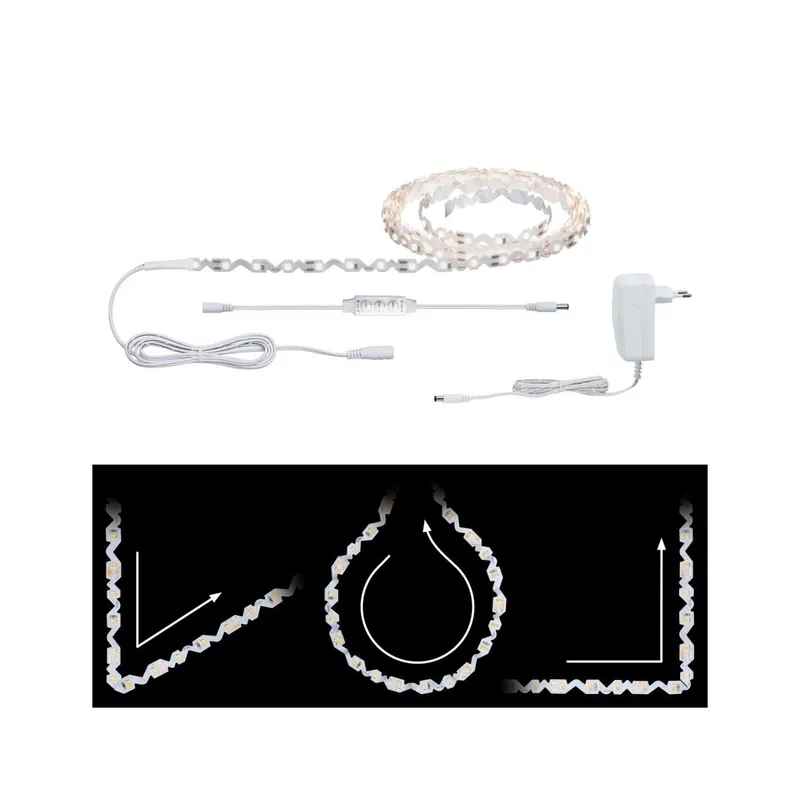 UKONČENA VÝROBA FlexLED 3D základní sada 3m teplá bílá - PAULMANN Omezená Nabídka